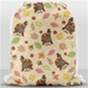 Thanksgiving Turkey pattern Drawstring Bag (Large) View2