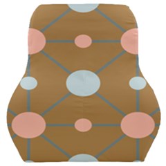 Planets Planet Around Rounds Car Seat Back Cushion  by Sapixe