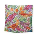 Art Flower Pattern Background Square Tapestry (Small) View1