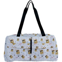 Doge Much Thug Wow Pattern Funny Kekistan Meme Dog White Multi Function Bag by snek