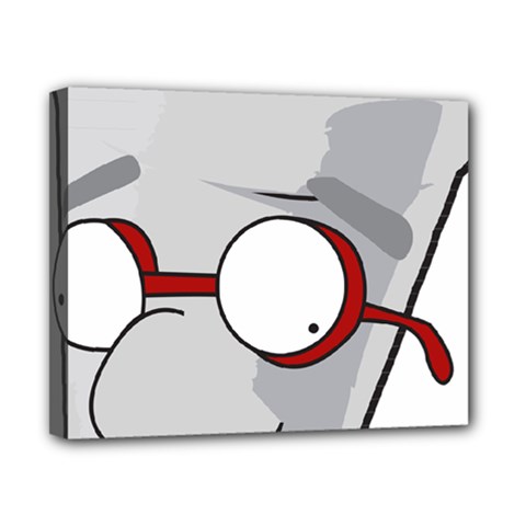 Purple Cup Nerd Canvas 10  X 8  (stretched) by grimelab