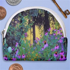 Hazy Morning Sunrise In My Rubio Garden Horseshoe Style Canvas Pouch by myrubiogarden