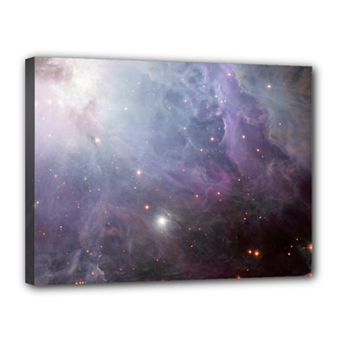 Orion Nebula Pastel Violet Purple Turquoise Blue Star Formation  Canvas 16  X 12  (stretched) by genx