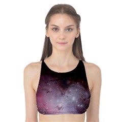Eagle Nebula Wine Pink And Purple Pastel Stars Astronomy Tank Bikini Top by genx