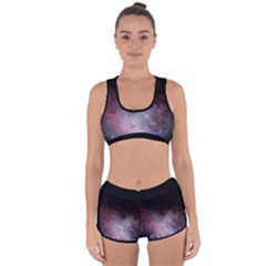 Eagle Nebula Wine Pink And Purple Pastel Stars Astronomy Racerback Boyleg Bikini Set by genx