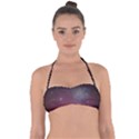 Christmas Tree cluster red stars nebula constellation Astronomy Halter Bandeau Bikini Top View1