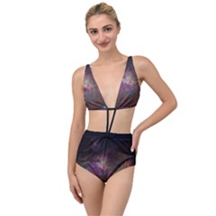 Orion Nebula Star Formation Orange Pink Brown Pastel Constellation Astronomy Tied Up Two Piece Swimsuit by genx