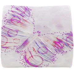 Colorful Butterfly Purple Seat Cushion by Mariart