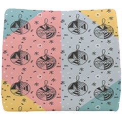 Abstract Christmas Balls Pattern Seat Cushion by Mariart