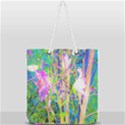 Abstract Oriental Lilies In My Rubio Garden Full Print Rope Handle Tote (Large) View1