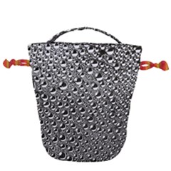 Water Bubble Photo Drawstring Bucket Bag by Mariart