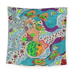 Supersonic Mystic Square Tapestry (large) by chellerayartisans