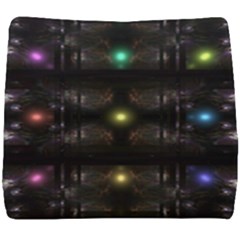 Abstract Sphere Box Space Hyper Seat Cushion by Simbadda