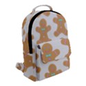 Pattern Christmas Biscuits Pastries Flap Pocket Backpack (Small) View2