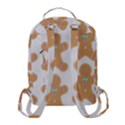 Pattern Christmas Biscuits Pastries Flap Pocket Backpack (Small) View3
