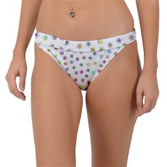 Snowflakes Snow Winter Ice Cold Band Bikini Bottom by Wegoenart