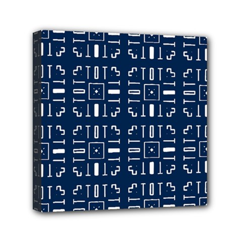 Pattern Background Abstract Design Mini Canvas 6  X 6  (stretched) by Wegoenart