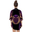 Fractal Glass Ball Bright Sphere Open Front Chiffon Kimono View2