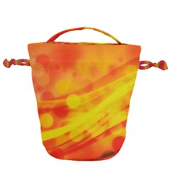 Abstract Background Design Drawstring Bucket Bag by Wegoenart