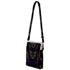 Fractal Colorful Pattern Fantasy Multi Function Travel Bag by Wegoenart