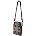 Fractal Floral Fantasy Flower Multi Function Travel Bag View1