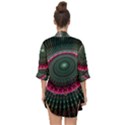 Fractal Circle Fantasy Texture Open Front Chiffon Kimono View2