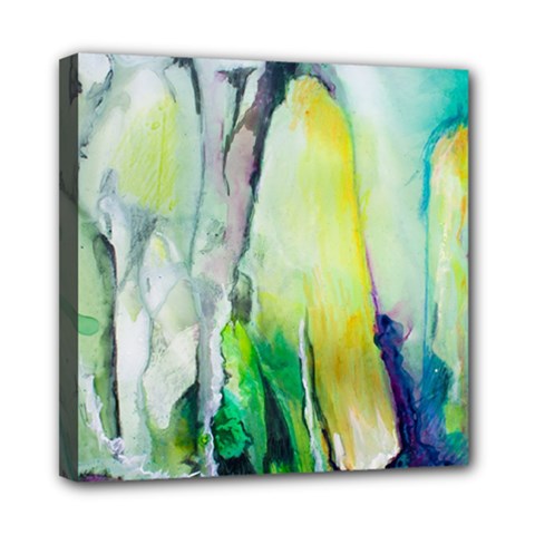 Art Abstract Modern Abstract Mini Canvas 8  X 8  (stretched) by Wegoenart