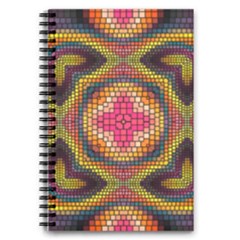 Kaleidoscope Art Pattern Ornament 5 5  X 8 5  Notebook New by Wegoenart