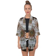 Dome Glass Architecture Glass Dome Open Front Chiffon Kimono by Wegoenart