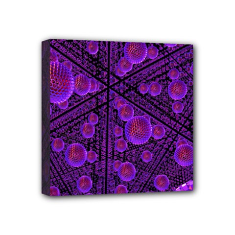Spheres Combs Structure Regulation Mini Canvas 4  X 4  (stretched) by Wegoenart