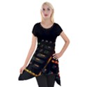 Keyboard Led Technology Short Sleeve Side Drop Tunic View1
