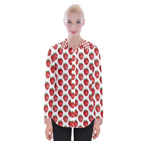 Colorful Shiny Eat Edible Food Womens Long Sleeve Shirt by Wegoenart