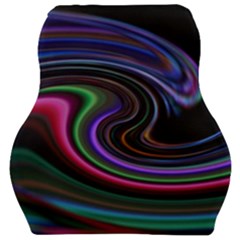 Art Abstract Colorful Abstract Car Seat Velour Cushion  by Wegoenart
