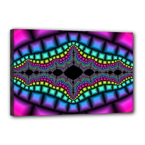 Fractal Art Artwork Digital Art Canvas 18  X 12  (stretched) by Wegoenart