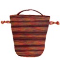 Colorful Abstract Background Strands Drawstring Bucket Bag View2