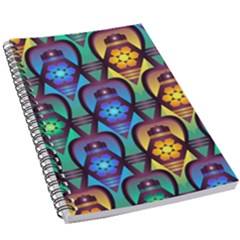 Pattern Background Bright Blue 5 5  X 8 5  Notebook New by Wegoenart