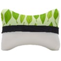 Autumn Background Boxes Green Leaf Seat Head Rest Cushion View2