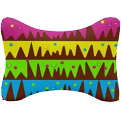 Illustration Abstract Graphic Seat Head Rest Cushion by Wegoenart