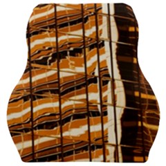 Abstract Architecture Background Car Seat Velour Cushion  by Wegoenart