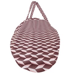 Graphics Geometric Paul Background Giant Round Zipper Tote by Wegoenart