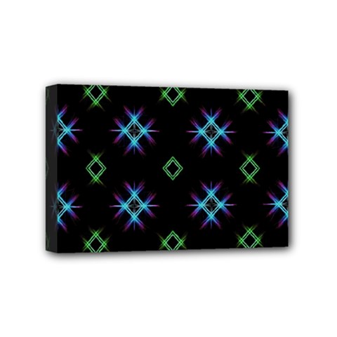 Background Abstract Vector Fractal Mini Canvas 6  X 4  (stretched) by Wegoenart
