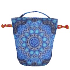 Fractal Mandala Abstract Drawstring Bucket Bag by Wegoenart