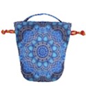 Fractal Mandala Abstract Drawstring Bucket Bag View2