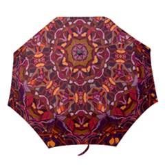 Abstract #8   I   Carmine 6000 Folding Umbrellas by KesaliSkyeArt