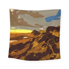 Scotland Monti Mountains Mountain Square Tapestry (small) by Pakrebo