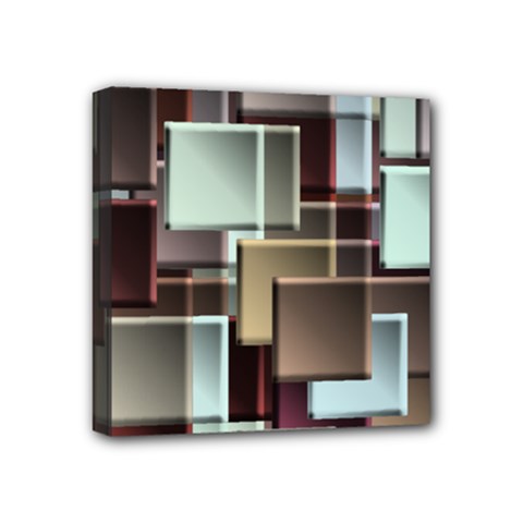 Texture Artwork Mural Murals Art Mini Canvas 4  X 4  (stretched) by Pakrebo
