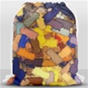 Texture Painting Plot Graffiti Drawstring Bag (Large) View1