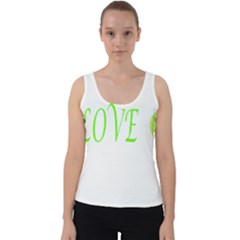 I Lovetennis Velvet Tank Top by Greencreations