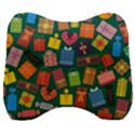 Presents Gifts Background Colorful Velour Head Support Cushion View1