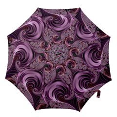 Abstract Art Fractal Art Fractal Hook Handle Umbrellas (medium) by Pakrebo